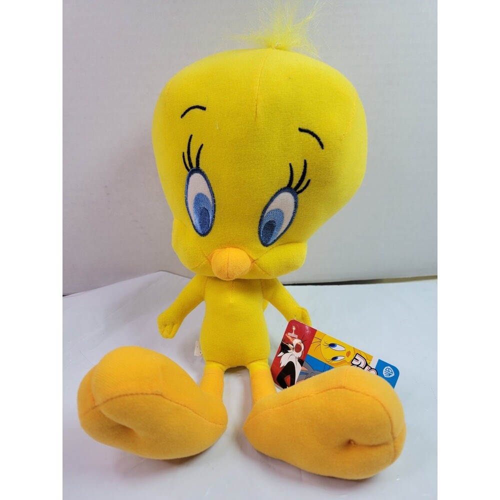 Looney Tunes Tweety Bird Plush Toy Factory 14 Inch Yellow Stuffed Animal NWT